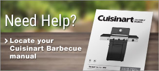 Locate your Cuisinart BBQ manual